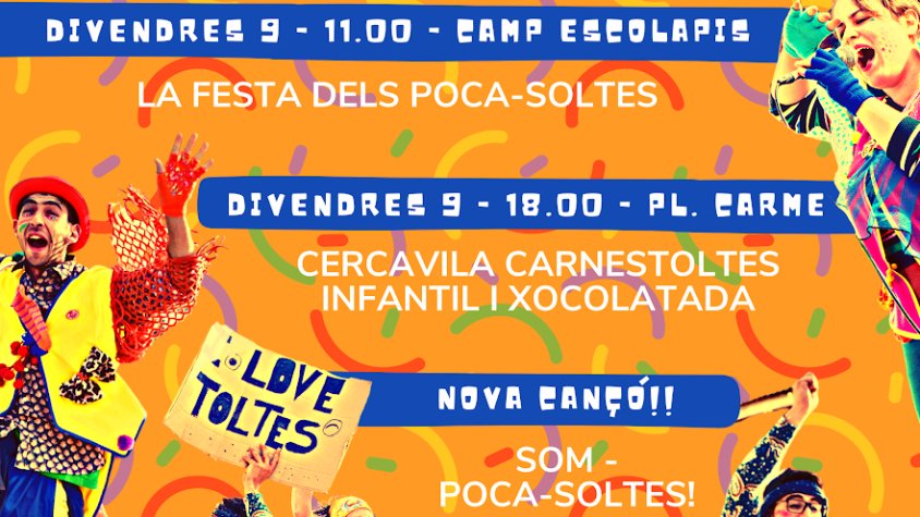Cartell del Carnestoltes infantil