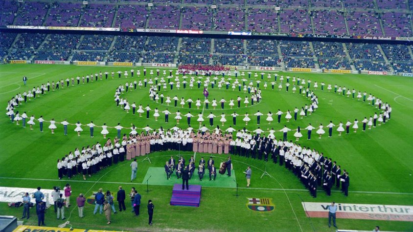 Sardana al Camp Nou el 1994