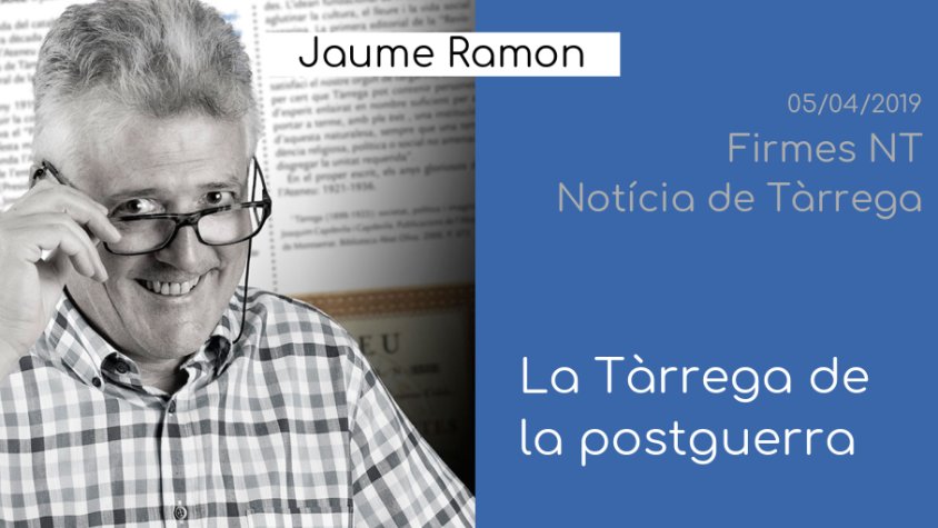 Jaume Ramon enceta nova sèrie a 'Firmes NT'