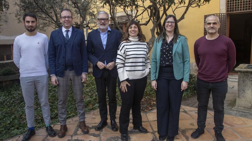 Els alcaldes de les capitals de la plana de Lleida, a Tàrrega