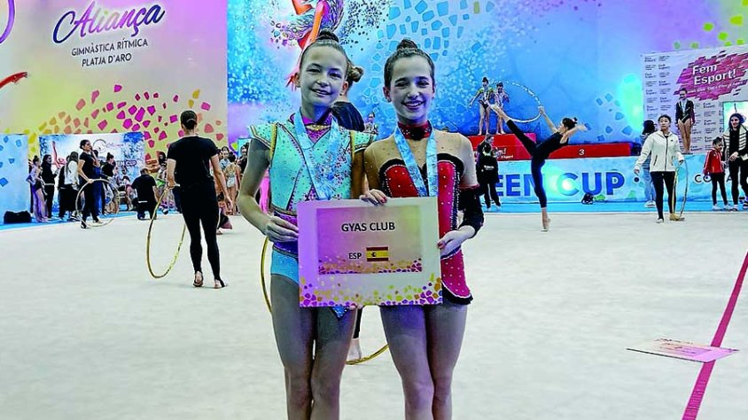Dues de les gimnastes