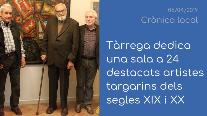 Obrim 'Crònica Local' parlant de la nova exposició permanent del Museu Comarcal de l'Urgell