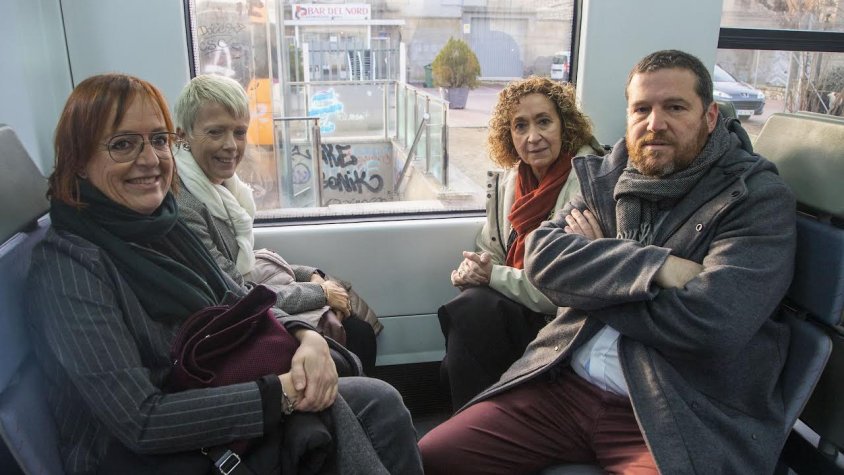 La consellera Ester Capella ha agafat el tren de Cervera a Lleida a les 9.15 hores