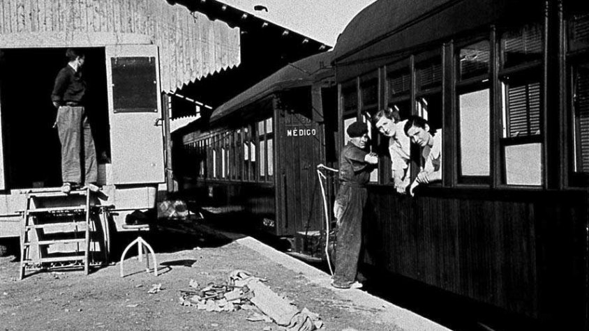 Tren Hospital n. 20, a l'estació d'Anglesola el 29 de maig de 1938