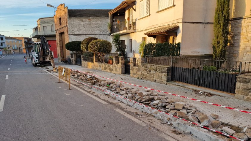 La canonada de l’avinguda Anselm Clavé dona proveïment directe a tres carrers i a vora 150 usuaris