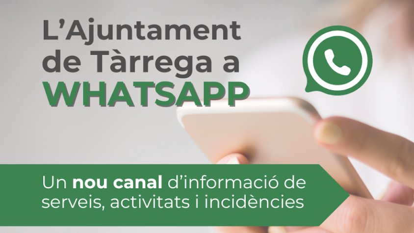 Cartell de la nova eina de comunicació