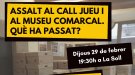 La Soll organitza una xerrada sobre el polèmic trasllat de restes òssies de la necròpolis jueva de Les Roquetes a Barcelona