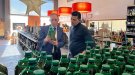 Crespín visita el Celler Carviresa, que destaca la importància del canal Segarra-Garrigues per al territori