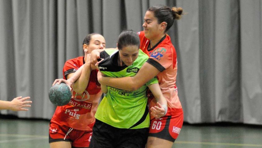 Una jugada d'un dels partits