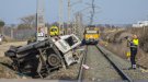 Un xoc entre un tren i una furgoneta interromp la circulació de la línia R12 a Golmés