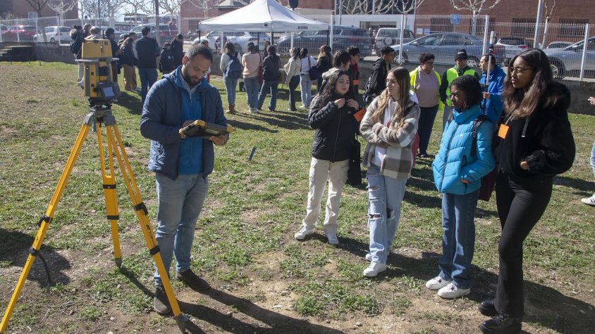Jornada de topografia celebrada la setmana passada a Tàrrega