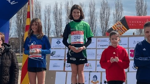 Núria Pané, primera al podi