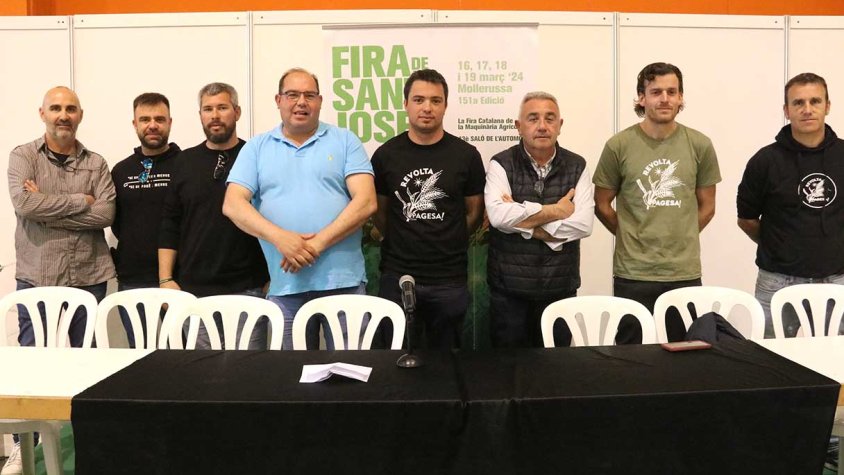 Roda de premsa conjunta a Mollerussa