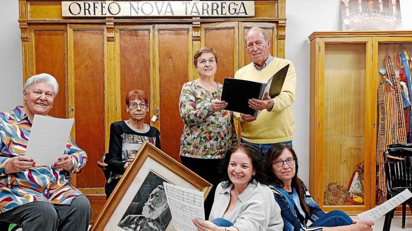 Membres de l'Orfeó Nova Tàrrega