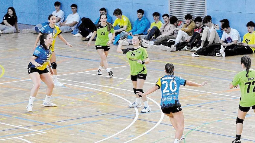 Una jugada d'un dels partits
