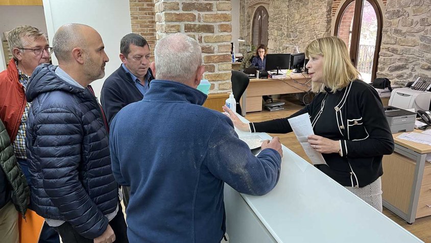 Presentació de les reclamacions a la Casa Canal aquest migdia