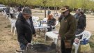 Mig miler de persones mengen la mona al càmping de Tàrrega 