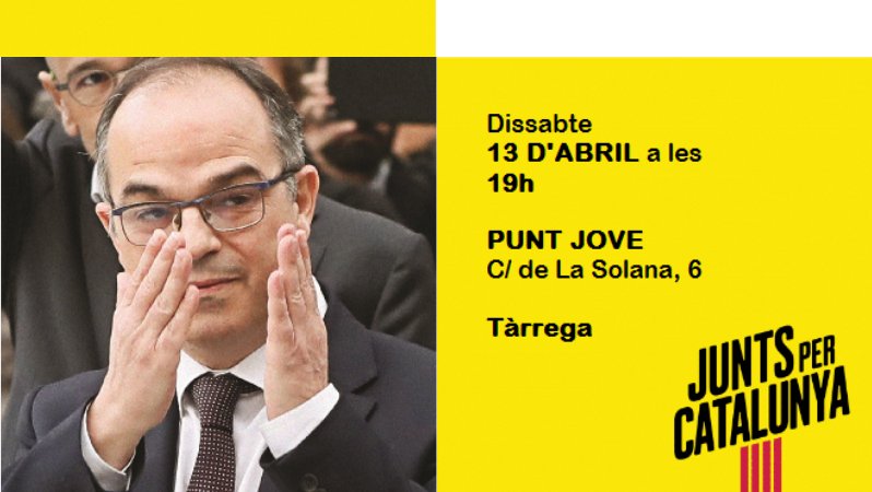 El cartell de l'acte