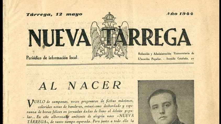 Portada de la primera Nueva Tárrega de l'any 1944