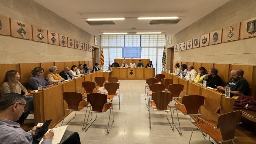 Imatge del ple del passat dimecres