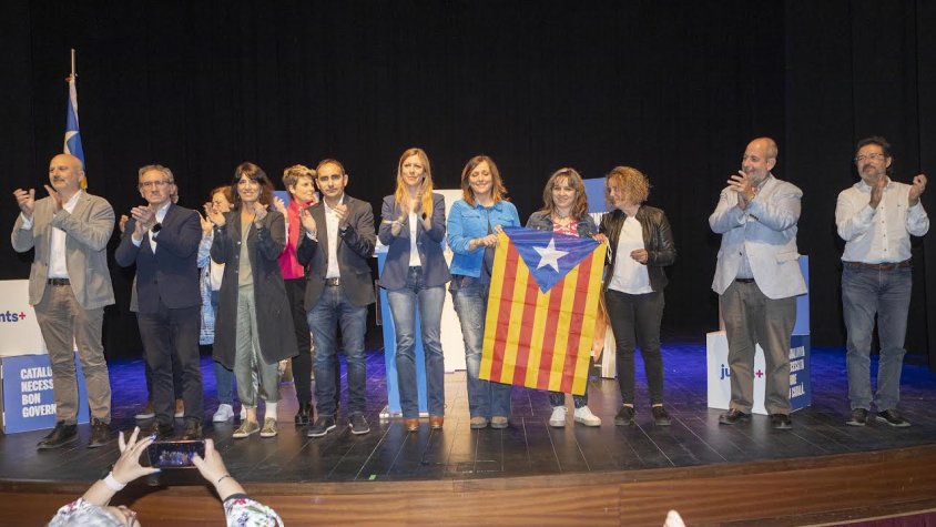 L’acte central de Junts a Tàrrega es va celebrar al Teatre Ateneu