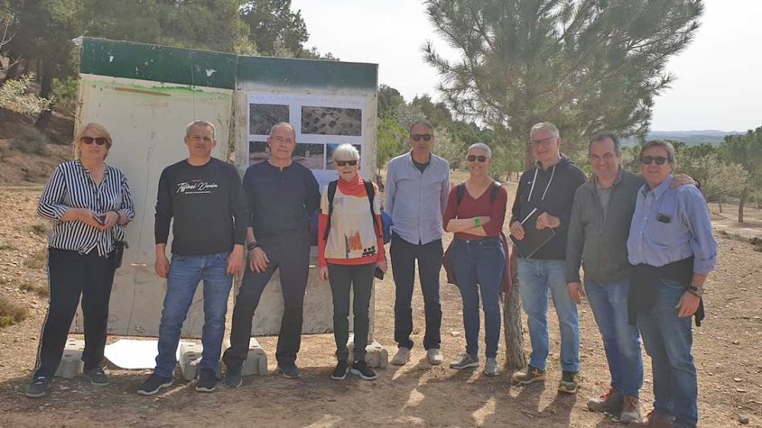 Imatge de la presentació de la futura plaça el passat 6 d'abril