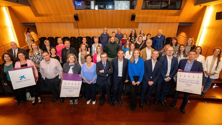 Participants a l'acte de resolució de la convocatòria a Lleida