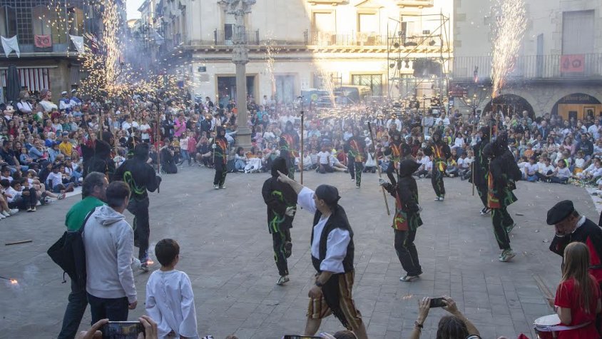 Debut dels Diables Targalots a l'Eixideta