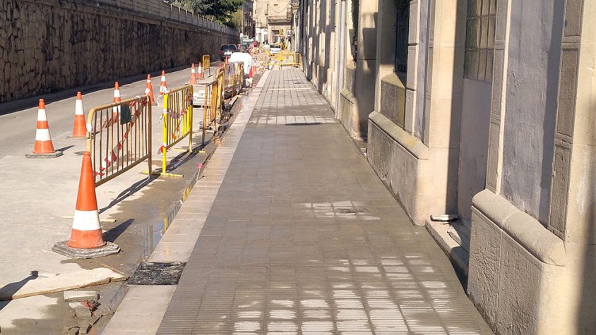 Obres del carrer del Segle XX