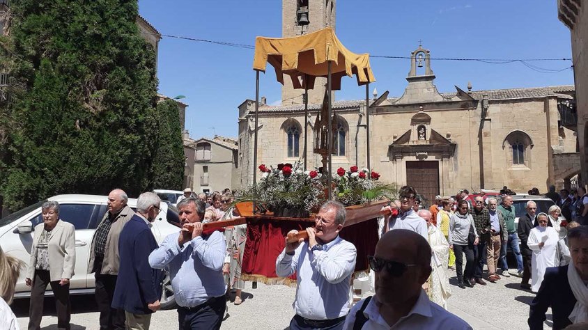 Processó de retorn de la relíquia de sant Pere Claver al santuari