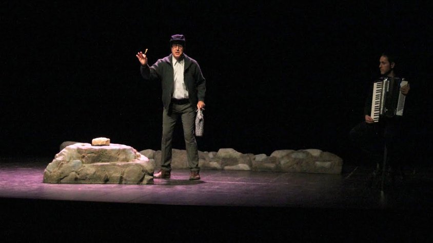 Un moment de l'espectacle escènic a Tàrrega