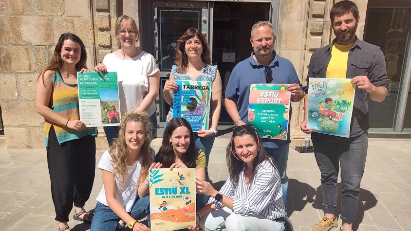 Foto de l'organització de les activitats d'estiu a Tàrrega