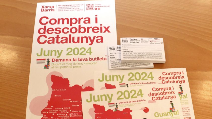 Material promocional de la campanya
