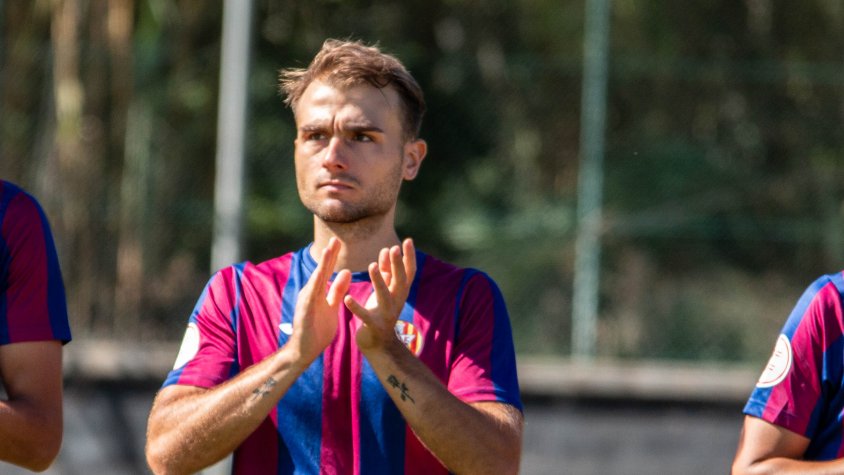 David Grifell, just abans d’un partit amb l’Escala