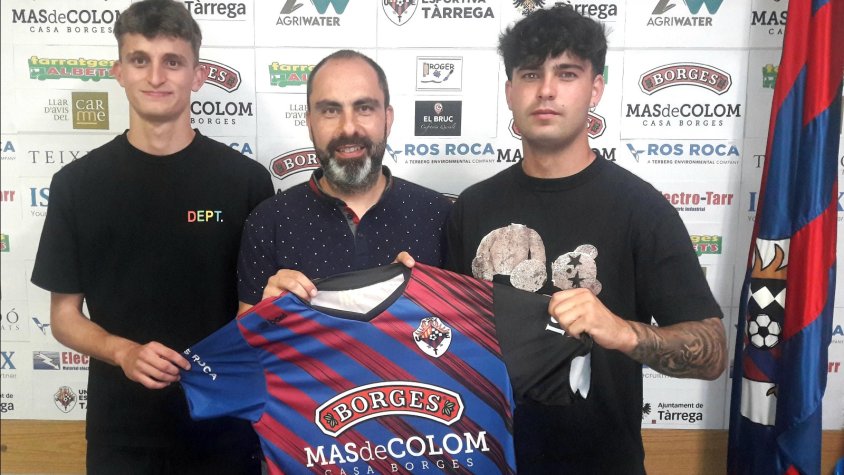 Joel Gutiérrez, David Sabanés (Comissió Esportiva) i Oriol Valls