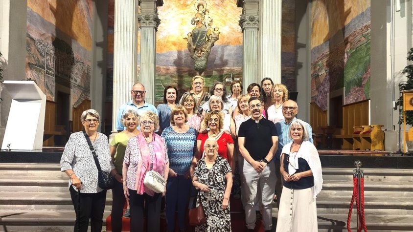 Grup visitants de Sempre Acompanyats a la Parroquial targarina
