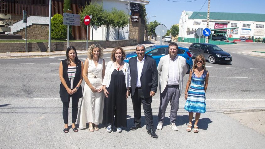 Visita a l'indret on es construirà la rotonda