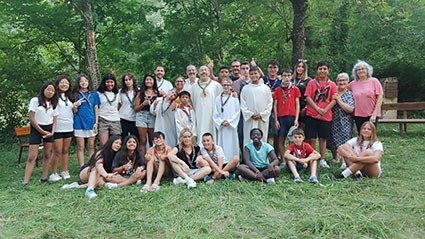 Foto de família de les KTcolònies 2024 de la Parròquia de Tàrrega