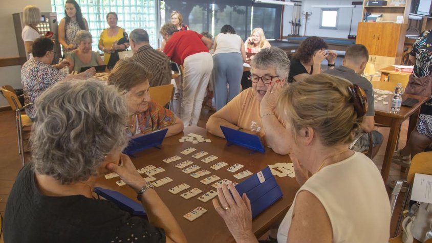 El campionat de rummikub va ser una de les novetats d’aquest any i va ser un èxit, va aconseguir omplir el Casal Cívic