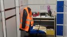 Renfe instal·la als banys de l'estació de tren de Tàrrega l'oficina dels treballadors