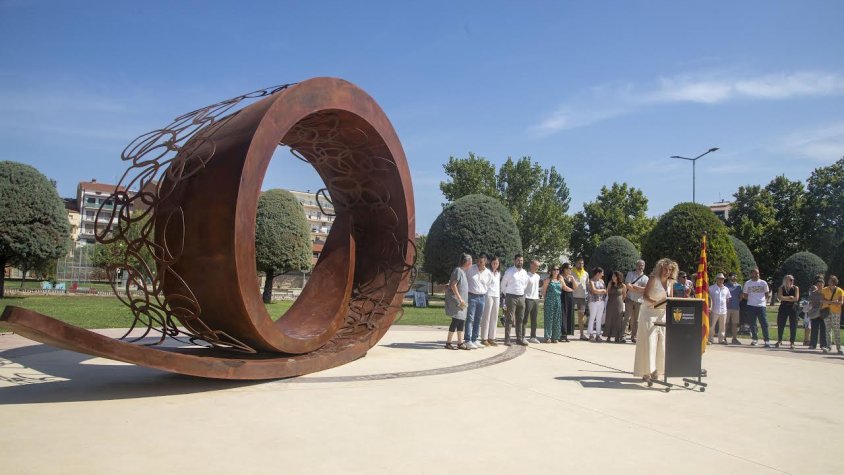 Inauguració del nou moment dedicat al torró d'Agramunt