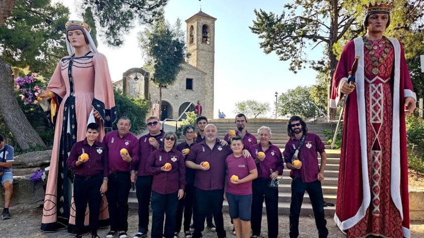 La Fal·lera Gegantera a l'Aplec dee Sant Eloi