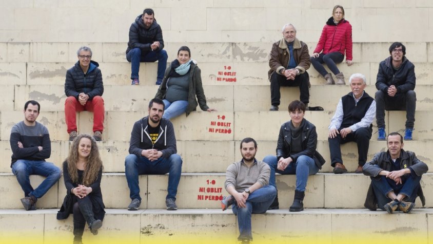 El cartell de la presentació de la llista cupaire