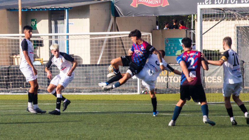 Una imatge del partit celebrat el passat 1 de setembre a la tarda