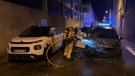 Es crema un turisme a Tàrrega i un més resulta danyat 