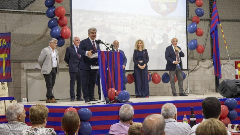 Parlament de Joan Laporta abans del sopar