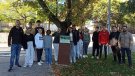 Agramunt instal·la plafons explicatius sobre la flora i la fauna del passeig Josep Brufau