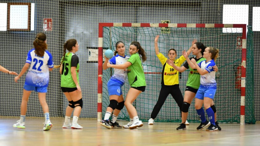 Una jugada d'un dels partits