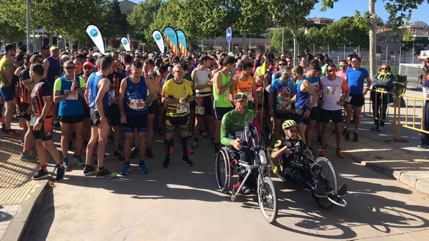 Moments abans de donar el tret de sortida a les proves d'aquest matí