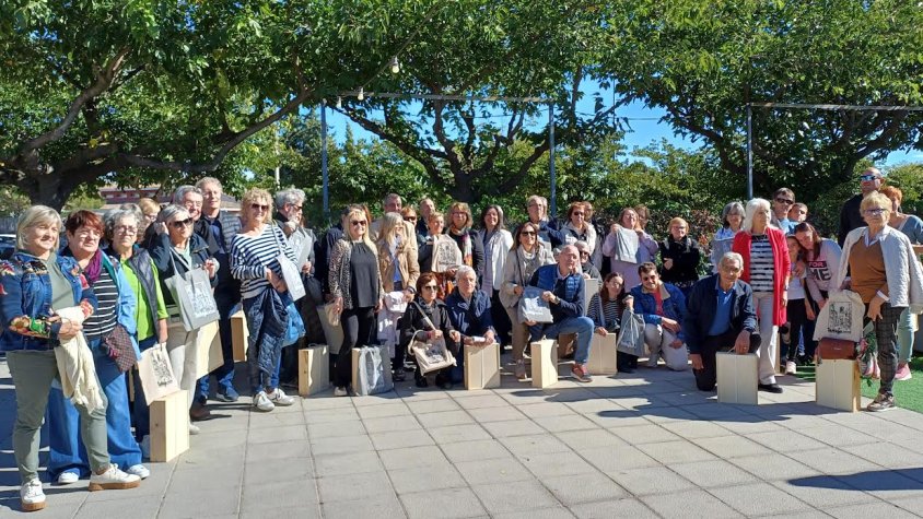 Foto de grup dels visitants